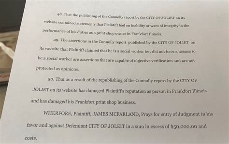 Joliet Ordinances .